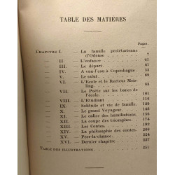 Hans Christian Andersen / Etudes de littérature d'art et d'histoire