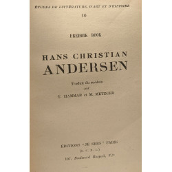 Hans Christian Andersen / Etudes de littérature d'art et d'histoire