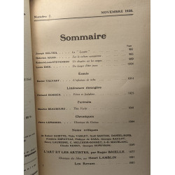 Le Rouge et le Noir n°7 Novembre 1928 --- sélections littéraires...