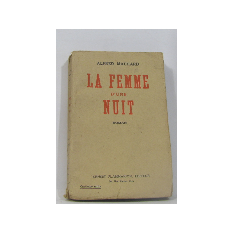 La femme d'une nuit