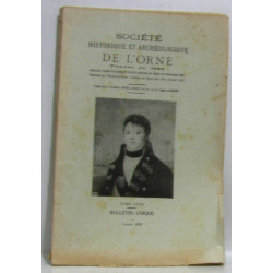 Société historique et archéologique de l'orne - tome LVIII - année...