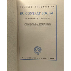 Du contrat social - Oeuvres immortelles