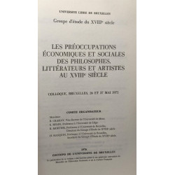 Les préoccupations écononmiques et sociales des philosophes...