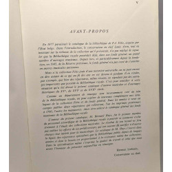 Catalogue des imprimés musicaux des XVe XVIe et XVIIe siècles -...