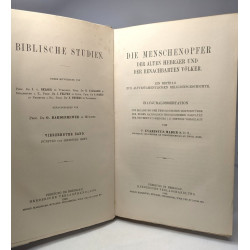 Die menschenopfer der alten hebräer und der benachbarten völker +...