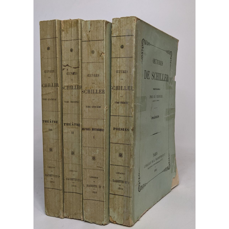 Oeuvres de schiller - théâtre tomes II et III / Oeuvres...