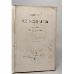 Oeuvres de schiller - théâtre tomes II et III / Oeuvres...