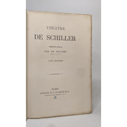 Oeuvres de schiller - théâtre tomes II et III / Oeuvres...