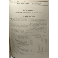 Revue de l'industrie minérale 1940: Mémoires I. Etude...