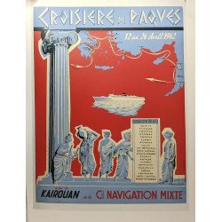 Cie de navigation mixte - affiches tableaux maquettes - intro. de...