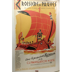 Cie de navigation mixte - affiches tableaux maquettes - intro. de...