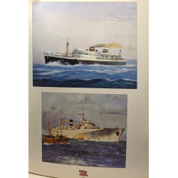 Cie de navigation mixte - affiches tableaux maquettes - intro. de...