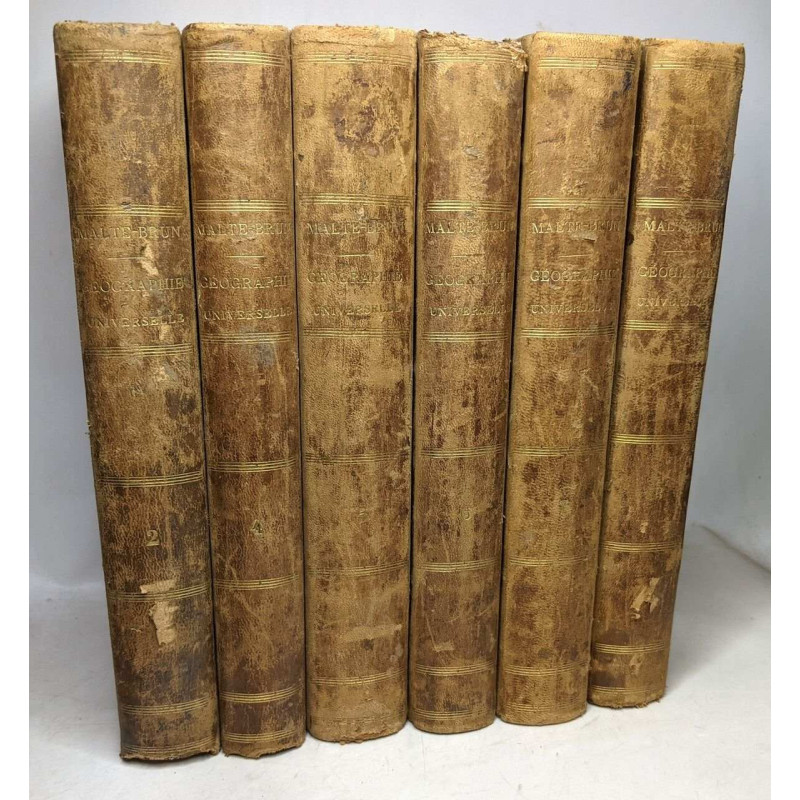 Géographie universelle de Malte-Brun - revue et rectifiée - TOMES...