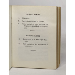 Réglement de l'assemblée nationale / instruction générale du...