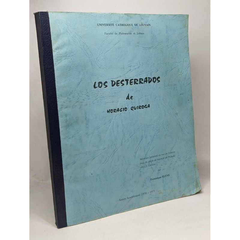 Los desterrados de Horacid Quiroga - université catholique de...
