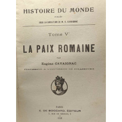 La paix romaine - TOME V - histoire du monde
