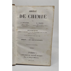 Abrégé de chimie- partie 1: Généralités-corps simples non...