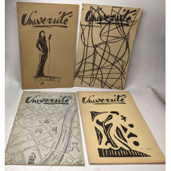 Université périodique 9 numéro: Année 7 n°2 (1954) + Année 8 n°1 +...
