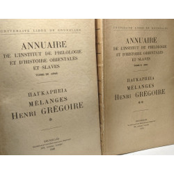 Annuaire de l'institut de philologie et d'histoire orientales et...