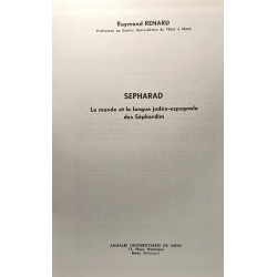 Sepharad - le monde et la langue judéo-espanole des Séphardim ---...