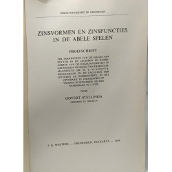 Zinsvormen en zinsfuncties in de abele spelen - Rijksuniversiteit...