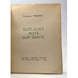 Quelques mots sur Dante