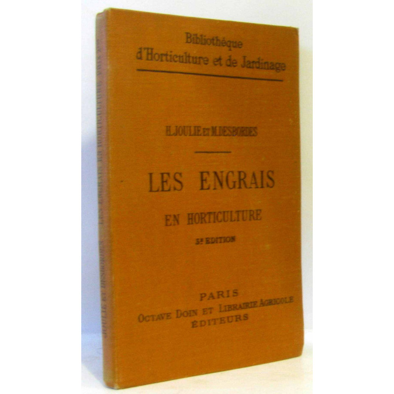 Les engrais en horticulture - première partie théorie générale des...