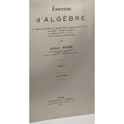 Exercices d'algèbre Tome I - 6e éd