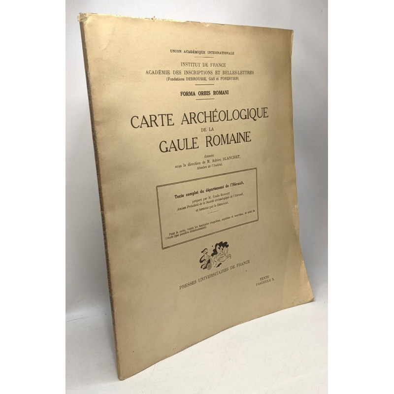 Carte archéologique de la Gaule Romaine - institut de France...