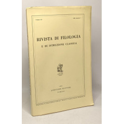 Rivista di filologia e di istruzione classica - volume 118 1990...