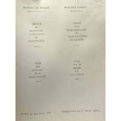 Index des ouvrages de la bibliothèque - service de recherches...