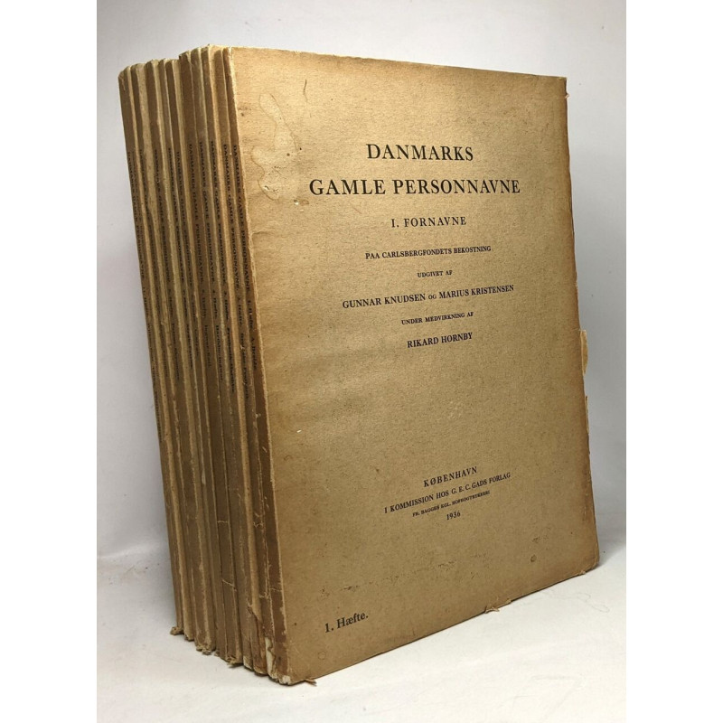 Danmarks gamle personnavne - I - Fornavne paa carlsbergfondets...