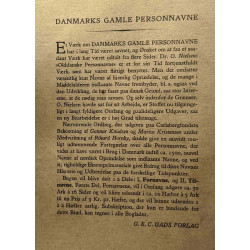 Danmarks gamle personnavne - I - Fornavne paa carlsbergfondets...
