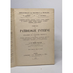 Bibliothèque du doctorat en médecine: précis de pathologie interne...