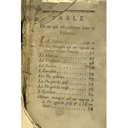 Histoire naturelle des oiseaux - tome second + Tome sixième --- 2...
