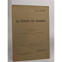 Lot de 8 conférence de Raoul allier: titres voir description détailée