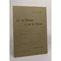 Lot de 8 conférence de Raoul allier: titres voir description détailée