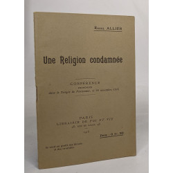 Lot de 8 conférence de Raoul allier: titres voir description détailée