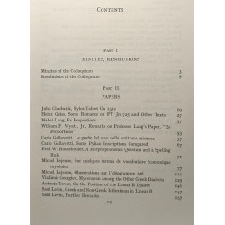 Mycenaean studies - Wingspread 1961