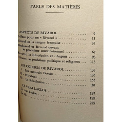 Rivarol suivi de le vrai Laclos