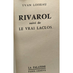 Rivarol suivi de le vrai Laclos
