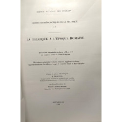 La Belgique à l'époque romaine - cartes archéologiques de la...