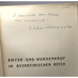 Ämter-und würdenkauf im frühund mittelbyzantinischen reich ---...