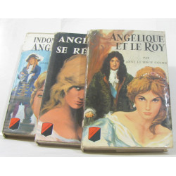 Lot de 3 livres - Indomptable angélique - angélique se révolte -...