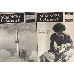 16 numéros de Sciences et Avenir entre 1949 et 1955:...