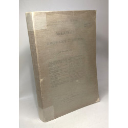 Mélanges d'archéologie et d'histoire --- LIIe année (1935) Fasc....