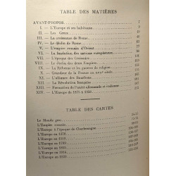 Histoire de l'Europe - bibliothèque historique