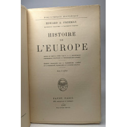 Histoire de l'Europe - bibliothèque historique