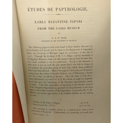 Études de papyrologie - TOME DEUXIEME (premier fascicule) /...
