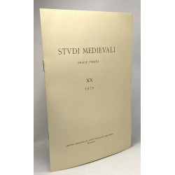 Studi mediavali - 3e serie - Anno XX --- Fasc. I. Giugno 1979 +...